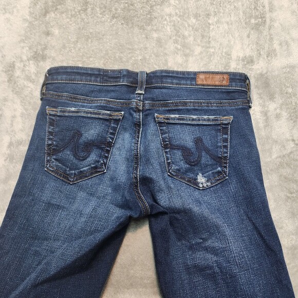 AG Adriano Goldschmied Women's The Legging Ankle Distressed Jeans Size 25 - Picture 4 of 14